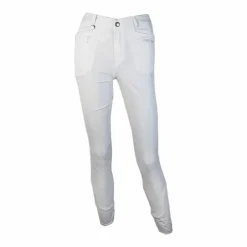 Outlet Jump'In - Pantalon d'équitation enfant unisexe Sacha Blanc