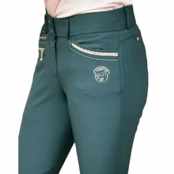 Jump'In - Pantalon d'équitation fille Marie Lagon Bleu Clearance