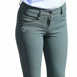 Jump'In - Pantalon d'équitation femme Super X thym Vert