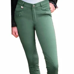 Jump'In - Pantalon d'équitation enfant unisexe Sacha thym Vert Clearance