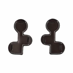 Outlet Jump'In - Protection pour hackamore en cuir Noir