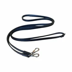 Jump'In - Rênes allemandes en cuir plat Week Noir New