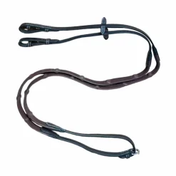 Online Jump'In - Rênes en caoutchouc avec 7 stoppers 1/2 collection One noisette Marron