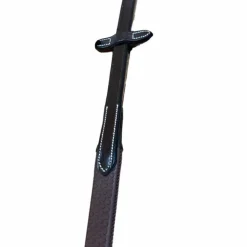 New Jump'In - Rênes en caoutchouc simple collection Week havane Marron