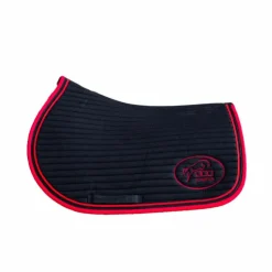Jump'In - Tapis de selle Balthazar / rouge Noir Sale