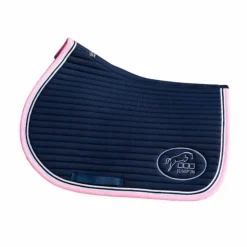 Clearance Jump'In - Tapis de selle Balthazar / rose Marine