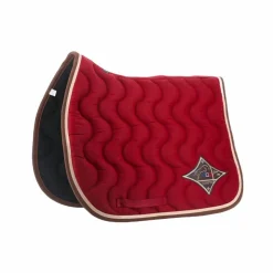 Jump'In - Tapis de selle / Champagne / Choco Bordeaux Hot