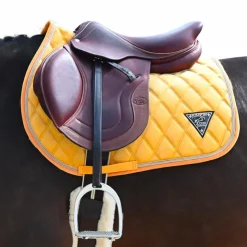 Sale Jump'In - Tapis de selle Soft Velours Jaune