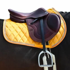Sale Jump'In - Tapis de selle Soft Velours Jaune