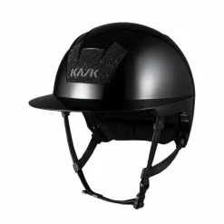 Kask - Casque d'équitation Kooki Lady Crystals Carpet matt Noir Outlet