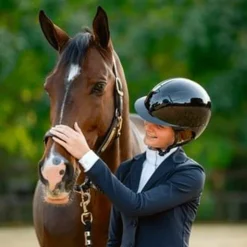 Kask - Casque d'équitation Kooki shine Noir Clearance