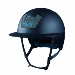 Kask - Casque d'équitation Kooki Lady Crystals Carpet matt Marine Outlet