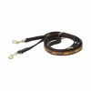 Kentucky Dogwear - Laisse pour chien perles faites main 250 cm orange/noir Sale