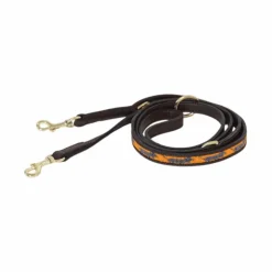 Kentucky Dogwear - Laisse pour chien perles faites main 250 cm orange/noir Sale