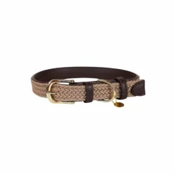 Kentucky Dogwear - Nylon tressé collier de chien Beige Outlet