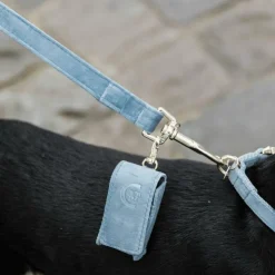 Kentucky Dogwear - Sac à crottes carré velvet ciel Bleu Hot