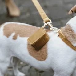 Online Kentucky Dogwear - Sac à crottes carré velvet moutarde Jaune