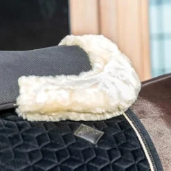 Kentucky Horsewear - Amortisseur Anatomique Absorb mouton blanc Noir Hot