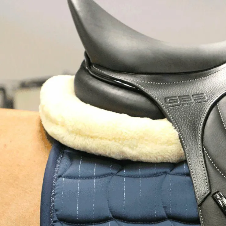 Kentucky Horsewear - Amortisseur Anatomique Absorb mouton blanc Noir Hot