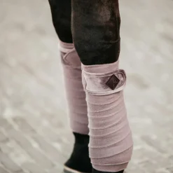 Clearance Kentucky Horsewear - Bandes de polo Velvet parme (x4) Beige