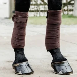 Kentucky Horsewear - Bandes de polo pearls (x4) Marron New