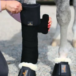 Kentucky Horsewear - Bandes de repos (x4) Noir New