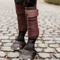 Kentucky Horsewear - Bandes de polo brun (x4) Marron Outlet