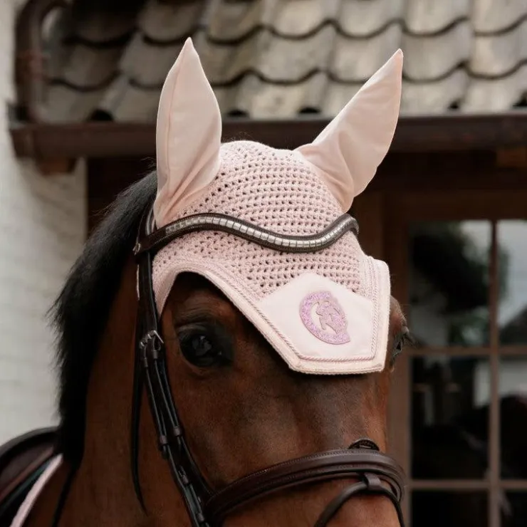Kentucky Horsewear - Bonnet pour chevaux Wellington Sparkling vieux Rose New