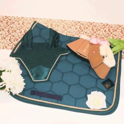 Online Kentucky Horsewear - Bonnet Wellington velvet émeraude Bleu