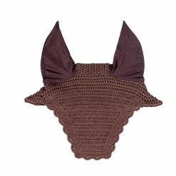 Best Kentucky Horsewear - Bonnet pour chevaux anti-bruit Wellington Wave Marron