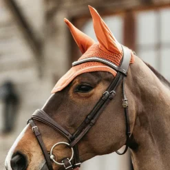 Discount Kentucky Horsewear - Bonnet Wellington velvet Orange