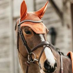 Discount Kentucky Horsewear - Bonnet Wellington velvet Orange