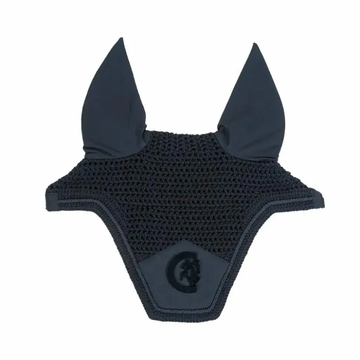 Kentucky Horsewear - Bonnet pour chevaux Wellington 3D logo Noir New