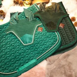 Clearance Kentucky Horsewear - Bonnet Wellington velvet foncé Vert