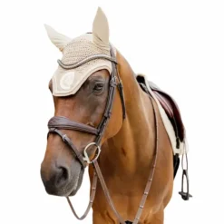 Online Kentucky Horsewear - Bonnet anti-mouches Wellington 3D Logo corde Beige