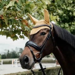 Kentucky Horsewear - Bonnet Wellington velvet moutarde Jaune Hot