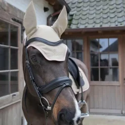 Discount Kentucky Horsewear - Bonnet pour chevaux anti-bruits softshell / vieux rose Beige