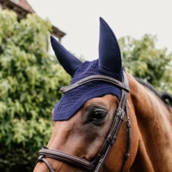 Kentucky Horsewear - Bonnet Wellington anti-bruit foncé Marine Clearance