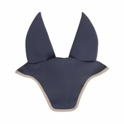 Best Kentucky Horsewear - Bonnet pour chevaux anti-bruits softshell / beige Marine