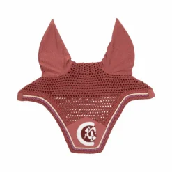 Kentucky Horsewear - Bonnet anti-mouches Wellington 3D Logo corde fuchsia Rose Best