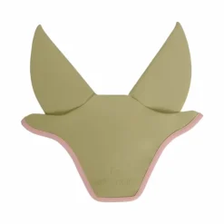 Discount Kentucky Horsewear - Bonnet pour chevaux anti-bruits softshell kaki/ vieux rose Vert