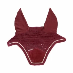 Sale Kentucky Horsewear - Bonnet pour chevaux anti-bruits Wellington Velvet Bordeaux