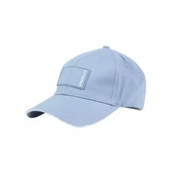 Kentucky Horsewear - Casquette Rubber logo clair Bleu Hot
