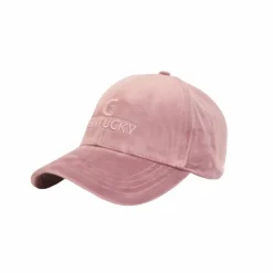 Kentucky Horsewear - Casquette Velvet vieux Rose Hot