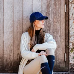 Sale Kentucky Horsewear - Casquette Baseball Glitter Marine