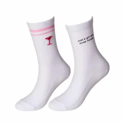 New Kentucky Horsewear - Chaussette d'équitation Loves Horses x2 Blanc