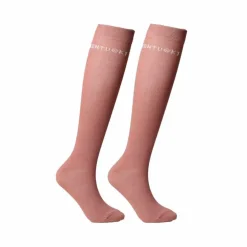 Kentucky Horsewear - Chaussettes d'équitation Glitter vieux x3 Rose Discount