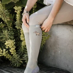 Kentucky Horsewear - Chaussettes d'équitation Sammy gris (x1)