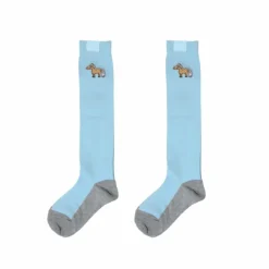 Sale Kentucky Horsewear - Chaussettes d'équitation Sammy bleu ciel (x1)