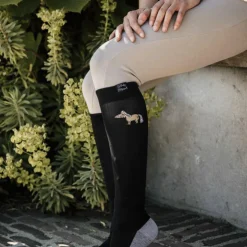 Sale Kentucky Horsewear - Chaussettes d'équitation Sammy (x1) Noir